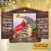 Personalized Memo Cardinal Heaven Is A Beautiful Place Ornament NB113 30O58 1