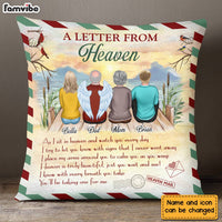 Personalized Letter From Heaven Pillow NB214 36O28 thumb 1