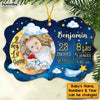 Personalized Baby First Christmas Elephant Photo Benelux Ornament NB173 23O53 1