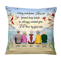 Personalized Cardinal Memorial A Hug From Heaven Pillow NB222 58O75 thumb 1