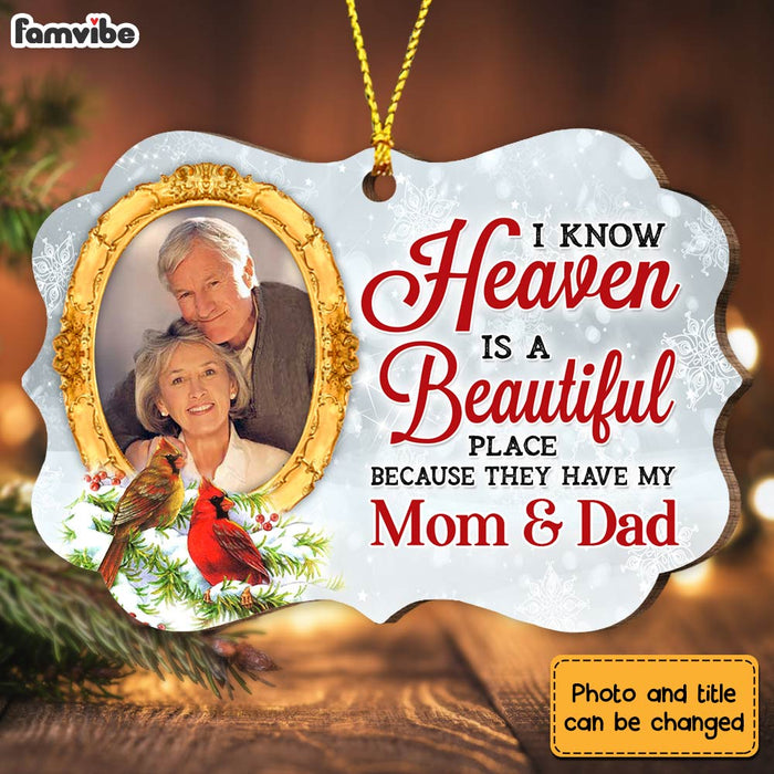 Personalized Memo Cardinal Photo Benelux Ornament NB162 85O28 1