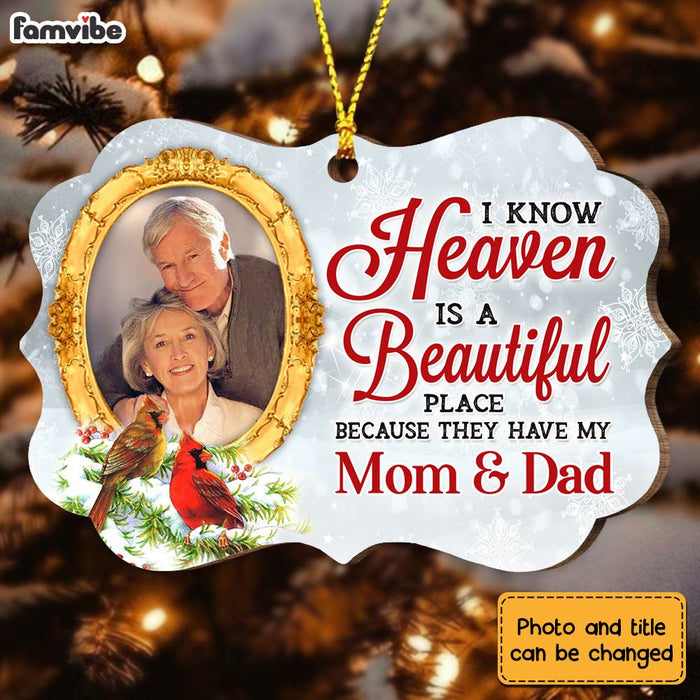 Personalized Memo Cardinal Photo Benelux Ornament NB162 85O28 1