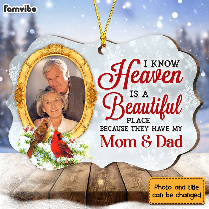 Personalized Memo Cardinal Photo Benelux Ornament NB162 85O28 1