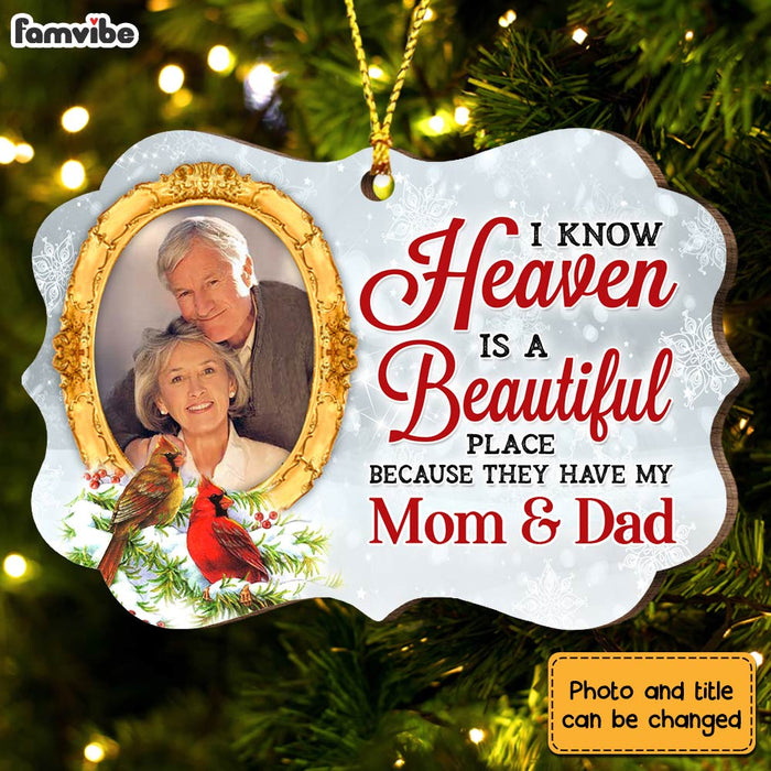 Personalized Memo Cardinal Photo Benelux Ornament NB162 85O28 1