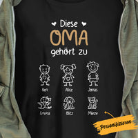 Personalized Oma Opa German Grandma Grandpa Belongs T Shirt AP236 30O57 thumb 1