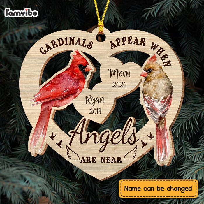 Personalized Heaven Is A Beautiful Place Heart Ornament NB164 36O73 1