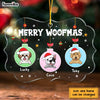 Personalized Merry Woofmas Dogs Benelux Ornament NB181 36O47 1