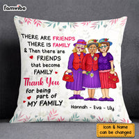 Personalized Friends Become Family Pillow NB222 32O58 thumb 1