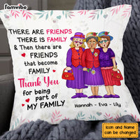 Personalized Friends Become Family Pillow NB222 32O58 thumb 1