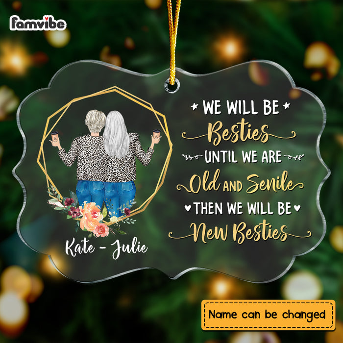 Personalized Friends Old And Senile Benelux Ornament NB224 36O73 1