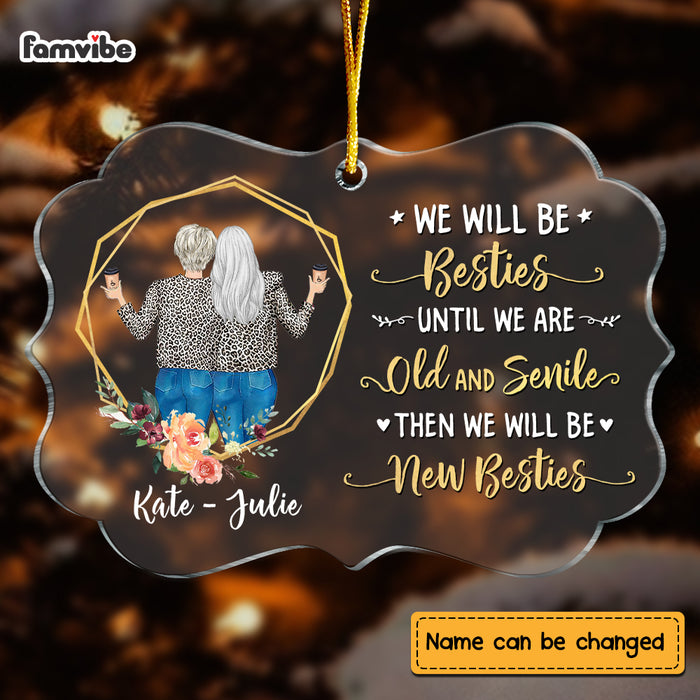 Personalized Friends Old And Senile Benelux Ornament NB224 36O73 1