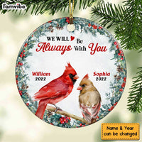 Personalized Heaven Is A Beautiful Place Circle Ornament NB147 36O47 thumb 1
