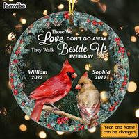 Personalized Heaven Is A Beautiful Place Circle Ornament NB148 36O47 thumb 1