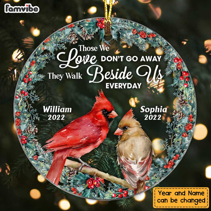 Personalized Heaven Is A Beautiful Place Circle Ornament NB148 36O47 1
