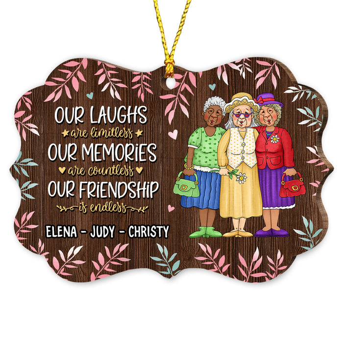 Personalized Friends Our Friendship Is Endless Benelux Ornament NB162 30O73 1