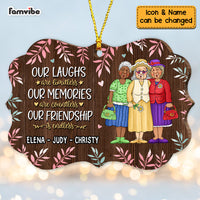 Personalized Friends Our Friendship Is Endless Benelux Ornament NB162 30O73 thumb 1