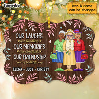 Personalized Friends Our Friendship Is Endless Benelux Ornament NB162 30O73 thumb 1