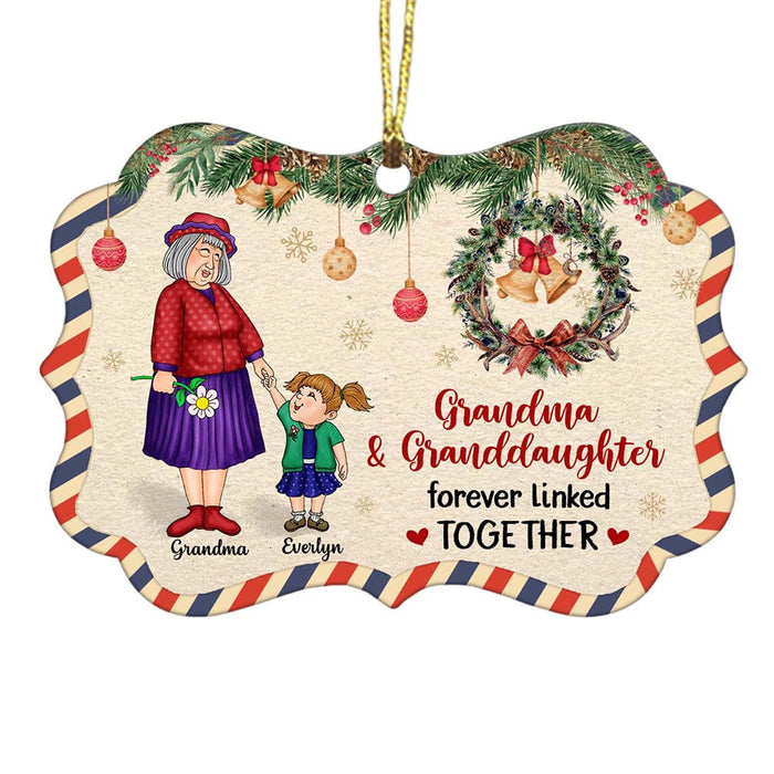 Personalized  Grandma And Granddaughter Benelux Ornament NB161 36O58 1