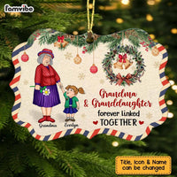 Personalized  Grandma And Granddaughter Benelux Ornament NB161 36O58 thumb 1