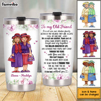 Personalized To My Old Friend Steel Tumbler NB191 23O58 thumb 1