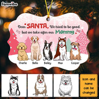 Personalized Dog Christmas Santa I Take After Mommy Benelux Ornament NB161 30O28 thumb 1