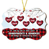 Personalized Grandparents And Grandkids Heart Benelux Ornament NB151 30O47 1