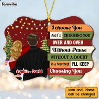 Personalized Couple Christmas I Choose You Benelux Ornament NB171 30O47 thumb 1