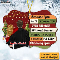 Personalized Couple Christmas I Choose You Benelux Ornament NB171 30O47 thumb 1