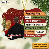 Personalized Couple Christmas I Choose You Benelux Ornament NB171 30O47 thumb 1