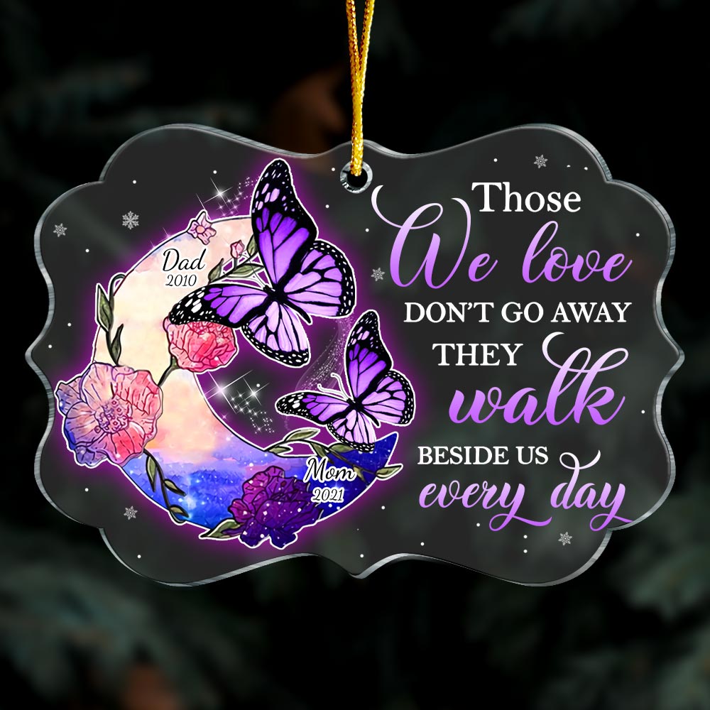 Personalized Butterfly Memorial Benelux Ornament NB171 36O28 Primary Mockup