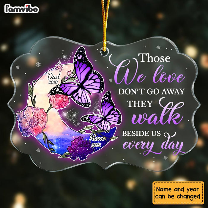 Personalized Butterfly Memorial Benelux Ornament NB171 36O28 1