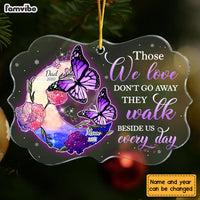 Personalized Butterfly Memorial Benelux Ornament NB171 36O28 thumb 1