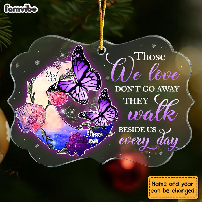 Personalized Butterfly Memorial Benelux Ornament NB171 36O28 1