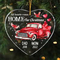 Personalized  All Hearts Come Home for Christmas Heart Ornament NB174 36O47 thumb 1