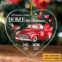 Personalized  All Hearts Come Home for Christmas Heart Ornament NB174 36O47 thumb 1