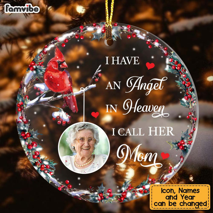 Personalized I Have An Angel In Heaven Circle Ornament NB235 36O75 1
