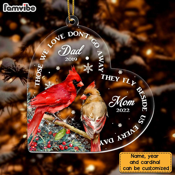 Personalized Memo Those We Love Don't Go Away Ornament NB181 32O28 1