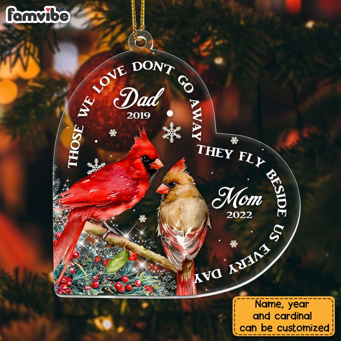 Personalized Memo Those We Love Don't Go Away Ornament NB181 32O28 1