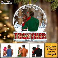 Personalized Couple Christmas Ornament NB182 85O53 thumb 1