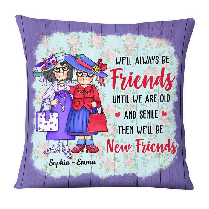 Personalized We'll Always Be Friends Benelux Ornament Pillow NB251 32O28 1