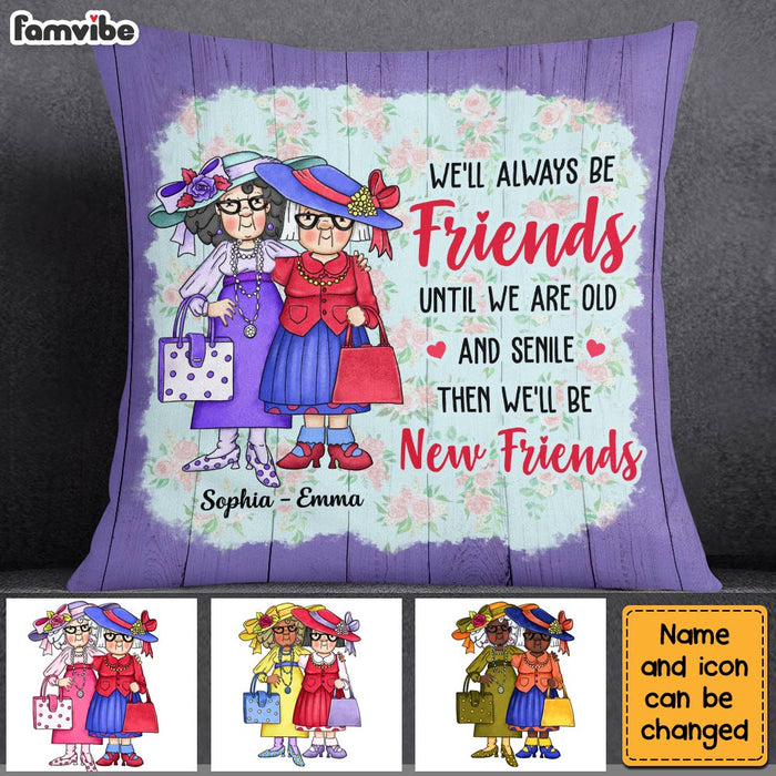 Personalized We'll Always Be Friends Benelux Ornament Pillow NB251 32O28 1