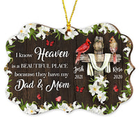 Personalized Memo Cardinal Heaven Is A Beautiful Place Benelux Ornament NB213 30O73 thumb 1
