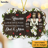Personalized Memo Cardinal Heaven Is A Beautiful Place Benelux Ornament NB213 30O73 thumb 1