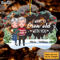 Personalized Couple Grow Old With You Christmas Benelux Ornament NB193 23O28 thumb 1