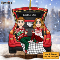 Personalized Couple Car Trunk Ornament NB193 36O53 thumb 1