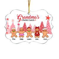 Personalized Grandma Gingerbread Cookie Crew Perfect Batch Benelux Ornament NB236 85O76 thumb 1