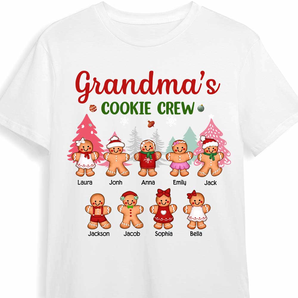 Personalized Grandma Gingerbread Cookie Crew Perfect Batch Shirt NB261 85O47 Primary Mockup