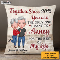 Personalized Couple For The Rest Of My Life Pillow NB221 30O53 thumb 1