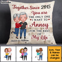 Personalized Couple For The Rest Of My Life Pillow NB221 30O53 thumb 1