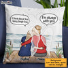 Personalized Memorial Mother and Daughter In Conversation Pillow NB232 36O28 1